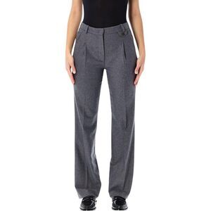 THE GARMENT Women's Pleated Wool Blend Trousers Women GREY MELANGE Pants